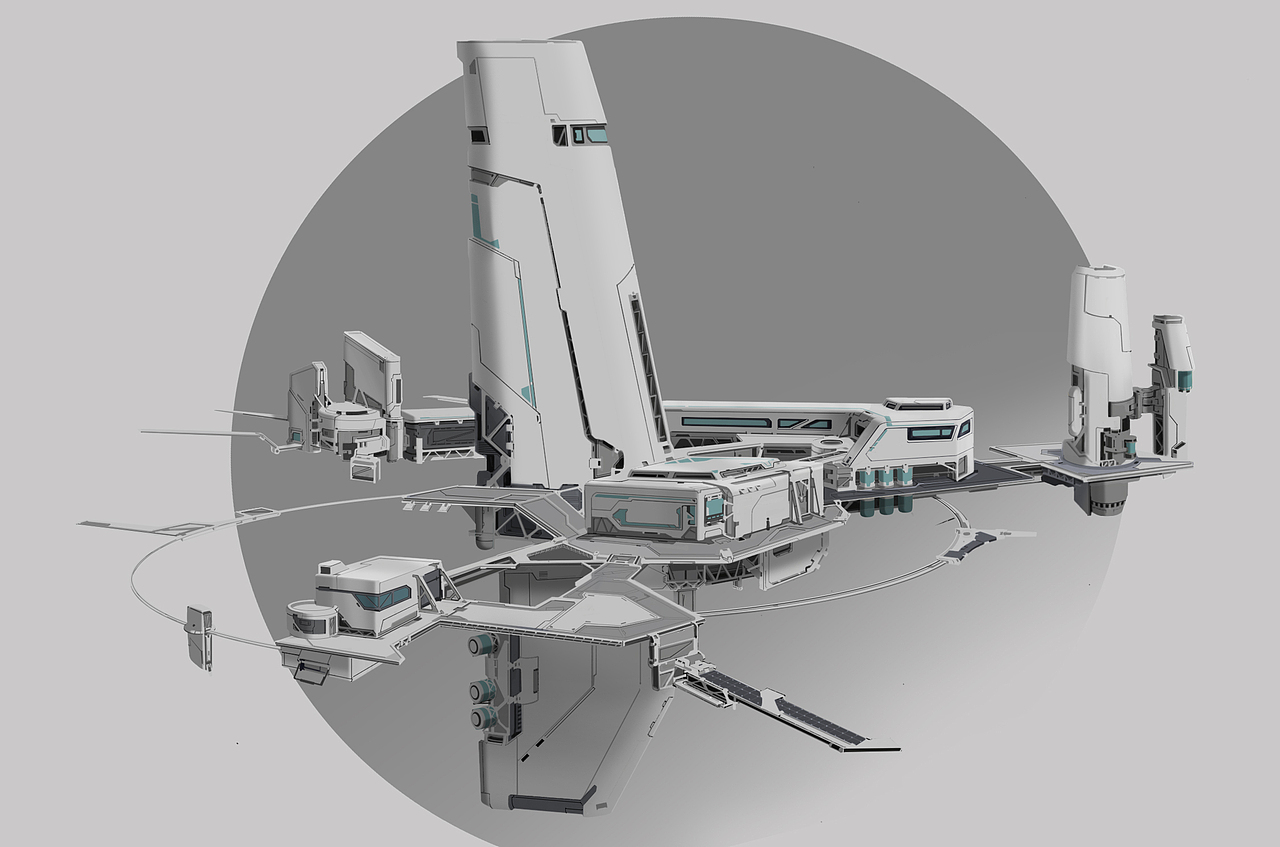 练习-科幻（图ZMjg4NjcxMjY4） - 游戏原画 - 站酷设计师一拍二原创素材 - 站酷ZCOOL