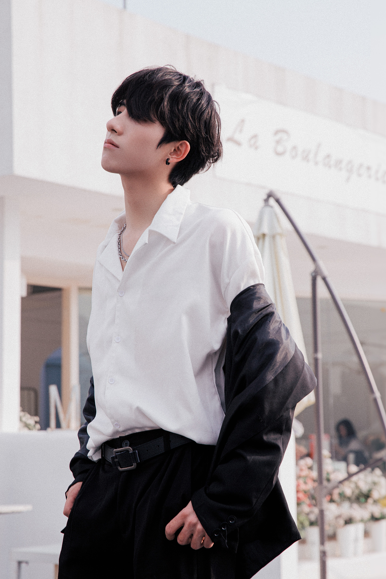 人像摄影 天台小清新男生写真