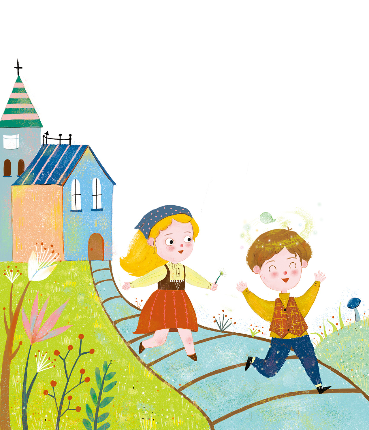 七色花 儿童插画|插画|儿童插画|m松茸 - 原创作品 - 站酷 (zcool)