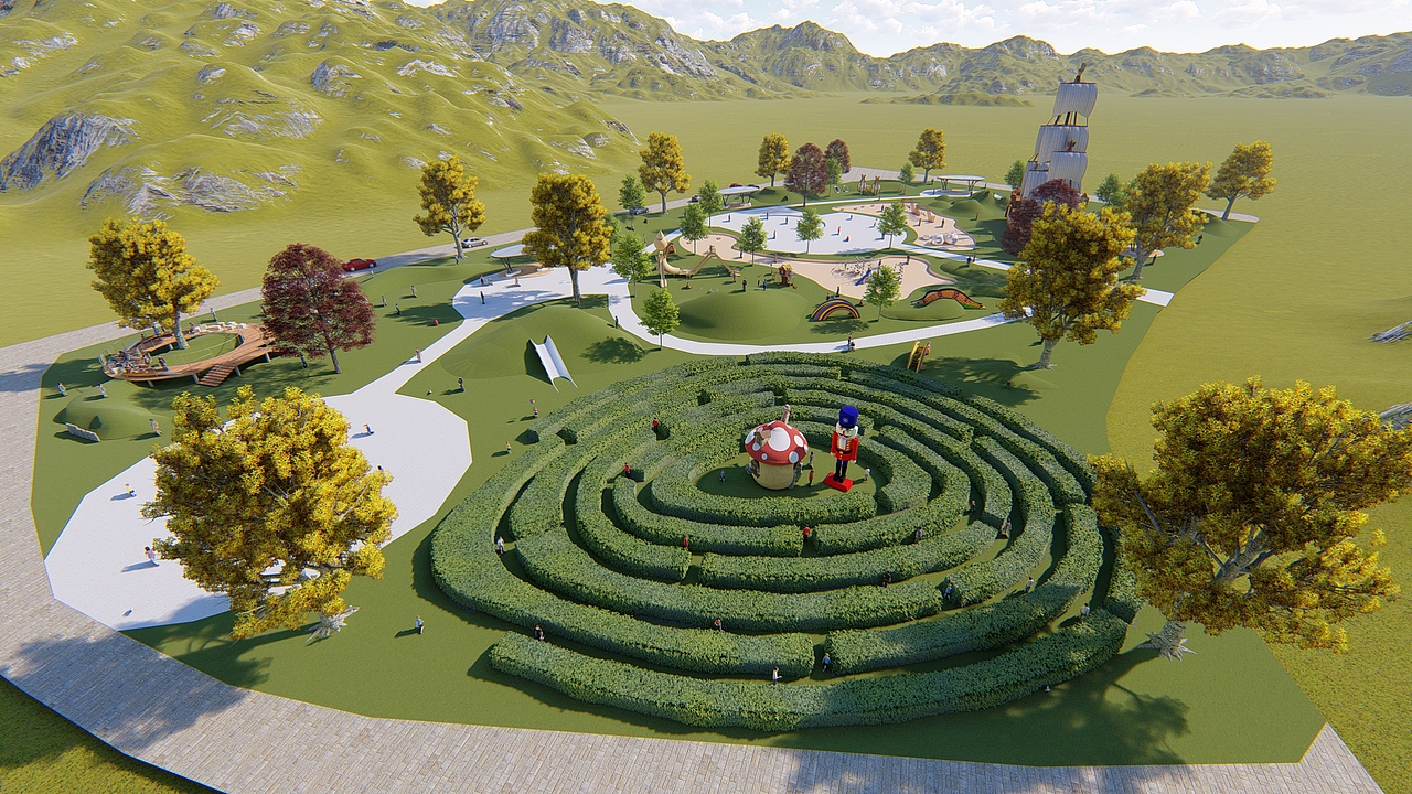 安吉鲁家乡村设计方案（图ZMjgwODU3ODM2） - 景观设计 - 站酷设计师杰杰杰杰杰JACK原创素材 - 站酷ZCOOL