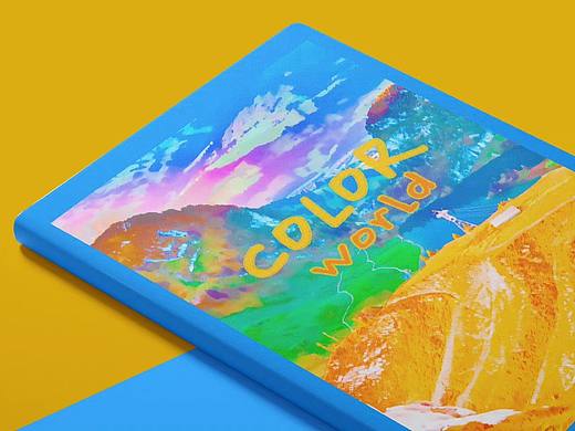 「色彩世界」封面设计（个人主页-ZNjQwOTM5MDA=） - 书籍/画册 - 站酷设计师撷南枝原创素材 - 站酷ZCOOL
