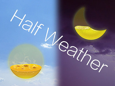 Halfweather心中的日月（图ZOTIxODA2OA==） - 主题/皮肤 - 站酷设计师一叮创意原创素材 - 站酷ZCOOL