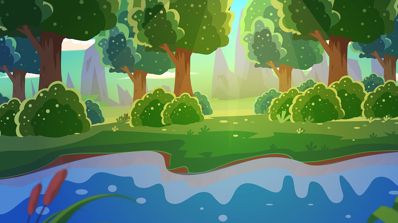 二维动画矢量场景设计