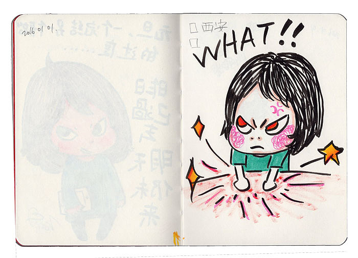 日绘联系-奈良风格（图ZNDQxNDQ1OTY=） - 创作习作 - 站酷设计师大爱TAN原创素材 - 站酷ZCOOL