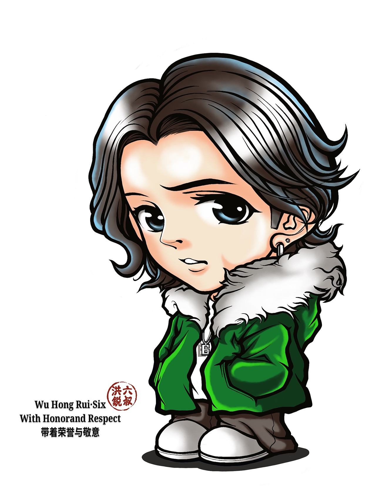 《IP的Q版自身设定》WHR·6（图ZMTYxMzE4MDQw） - 商业插画 - 站酷设计师六叔洪鋭原创素材 - 站酷ZCOOL