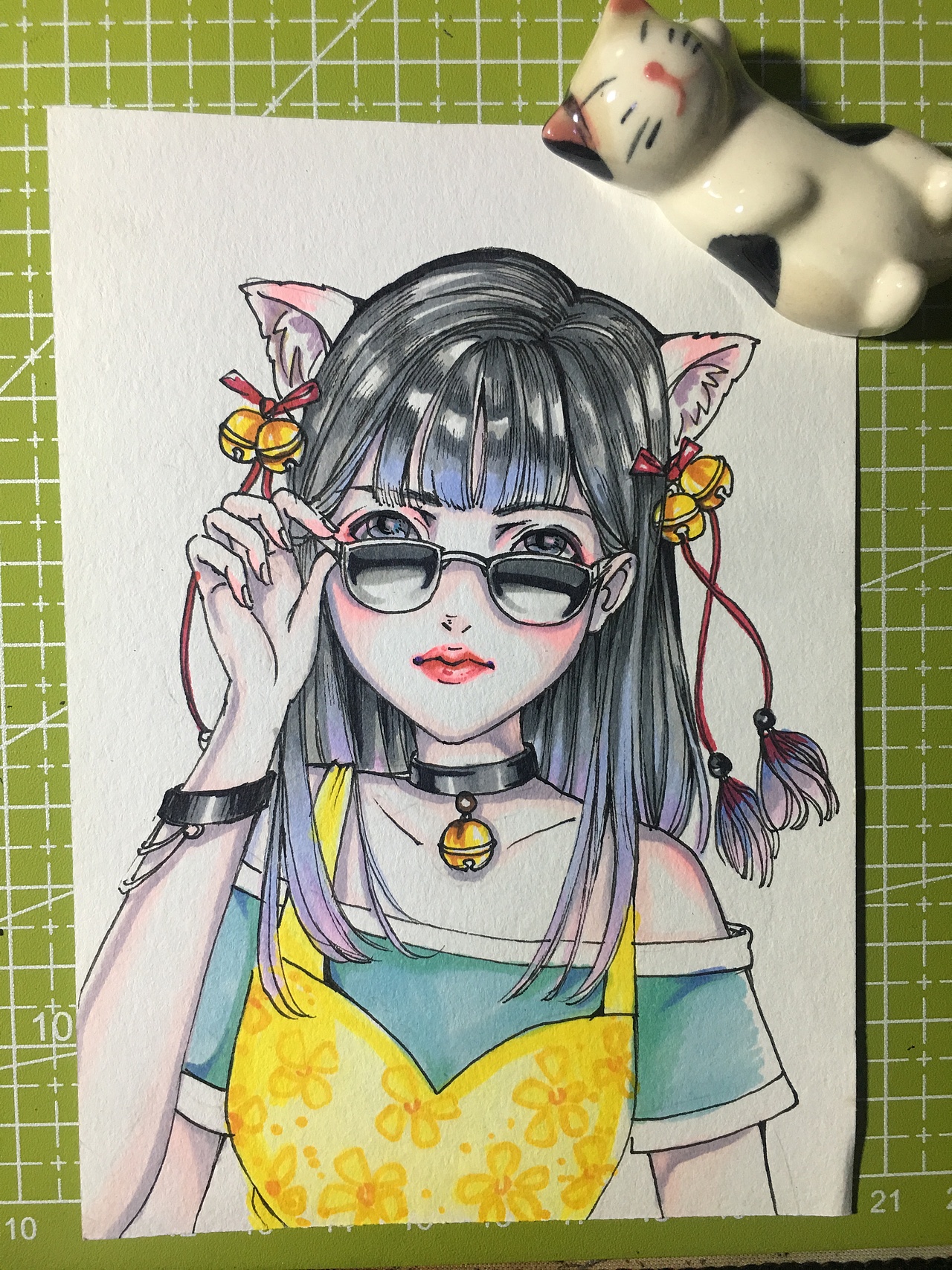 马克过程图“喵小姐”（图ZMTI3NDE1MDg4） - 创作习作 - 站酷设计师口口韩原创素材 - 站酷ZCOOL