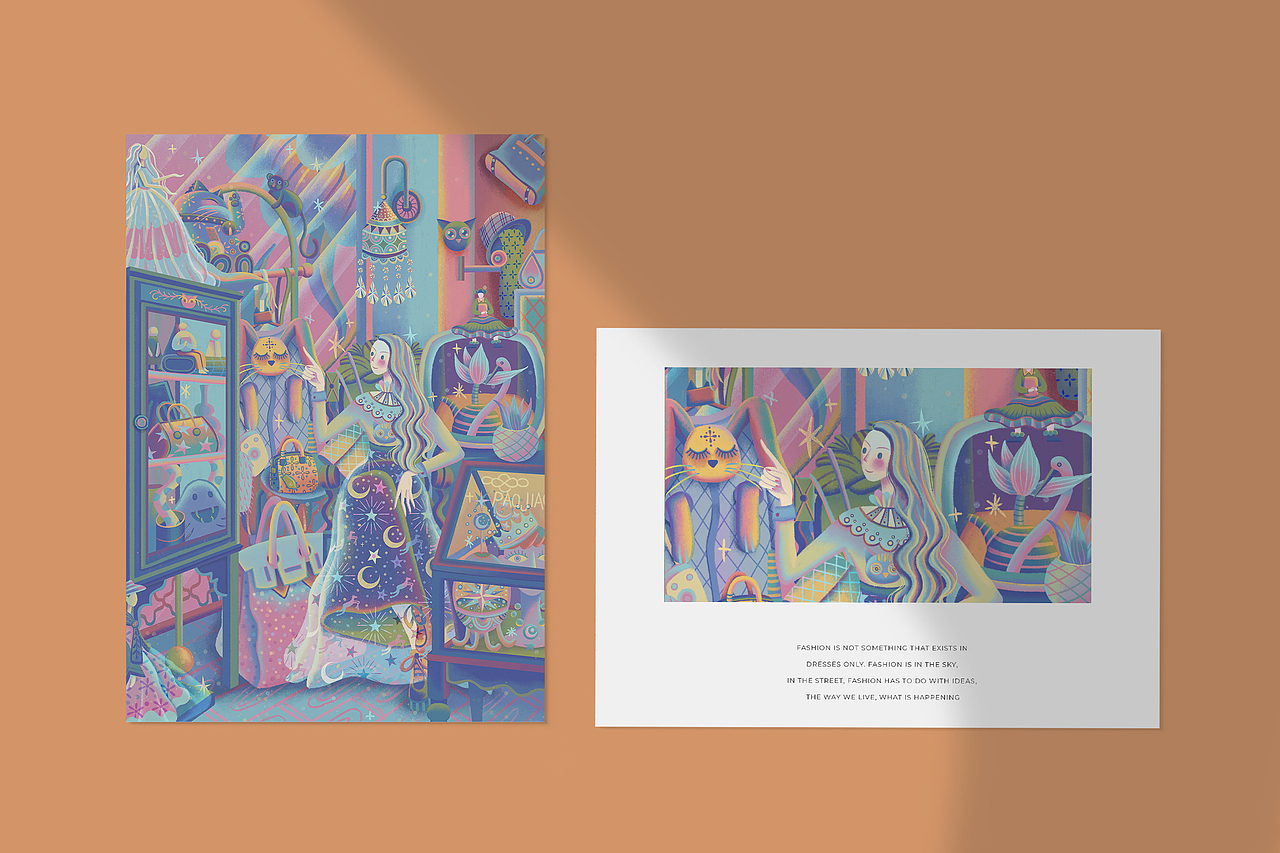 室内小场景系列（图ZMjczODc2MTUy） - 商业插画 - 站酷设计师泡椒喵喵喵原创素材 - 站酷ZCOOL