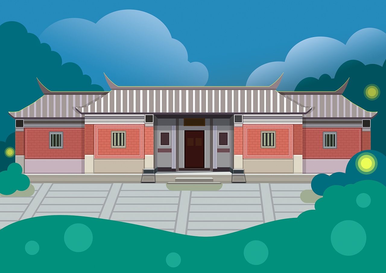 福建泉州南安景点随记插画