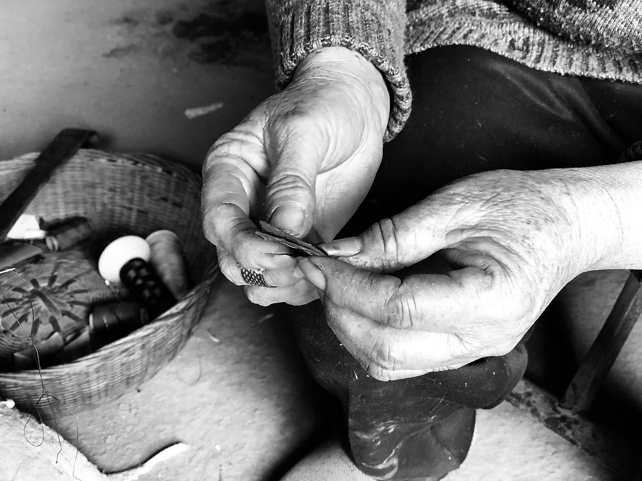 (摄影)《爷爷、奶奶》- iPhone8 plus拍摄