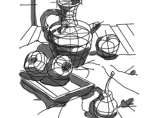 手绘基础-结构静物（个人主页-ZNDY1MzI0MjA=） - 创作习作 - 站酷设计师WSSQ原创素材 - 站酷ZCOOL