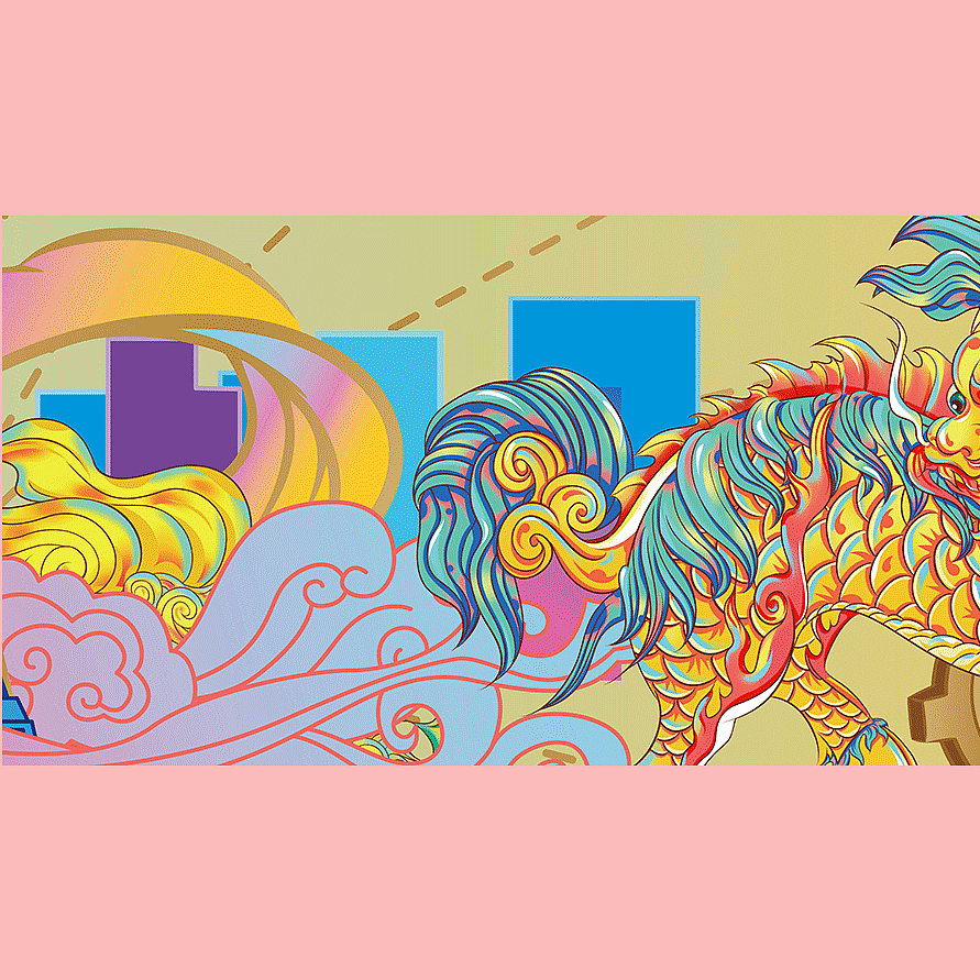 50米墙绘创作图