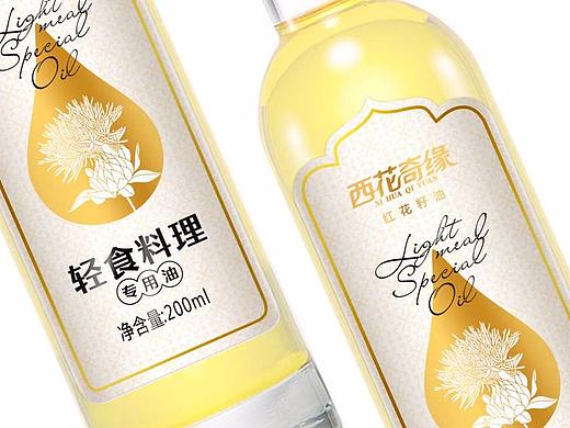 梦工场品牌包装案例：香锦堂——红花籽油