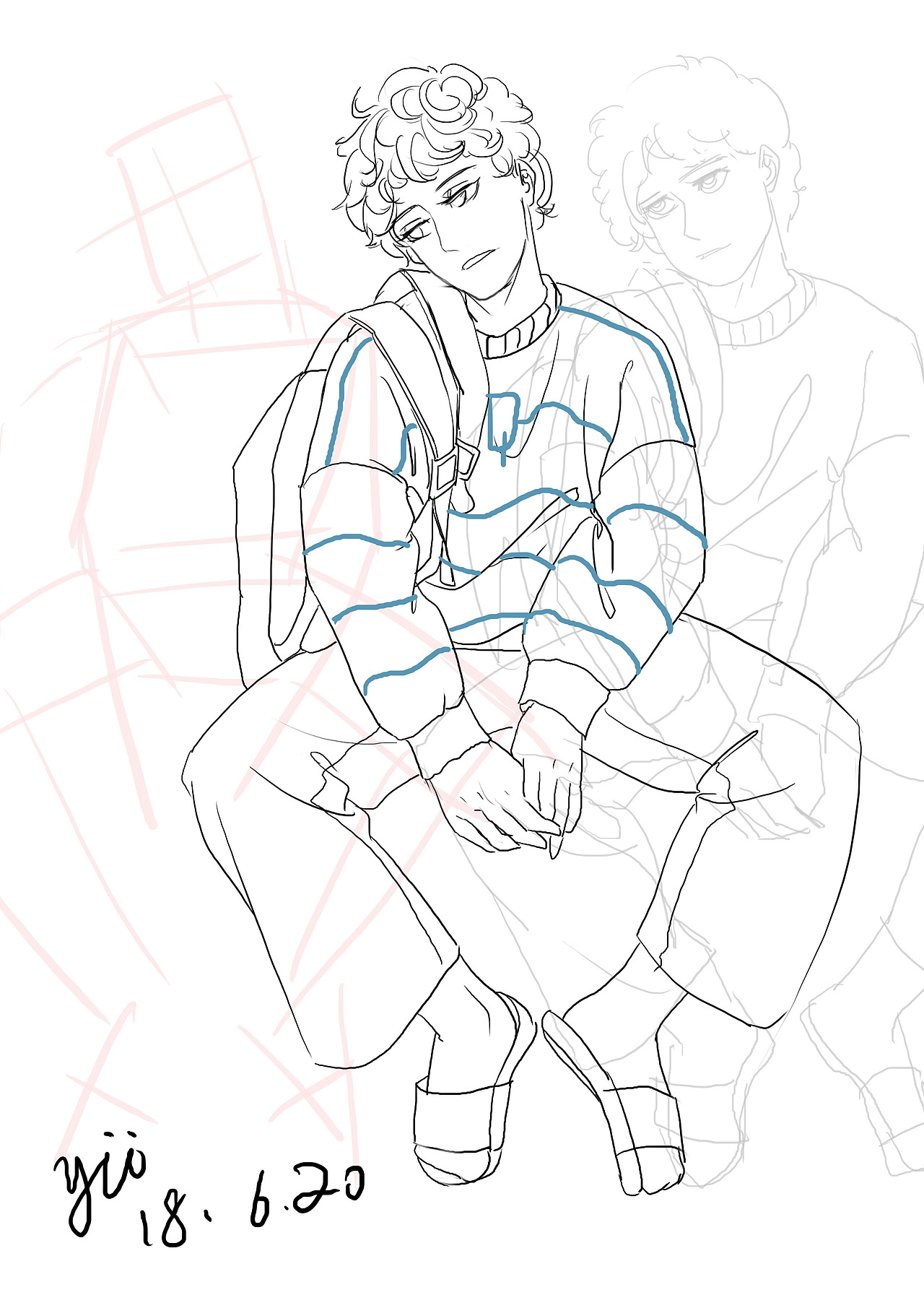 2018下半年的部分速写练习