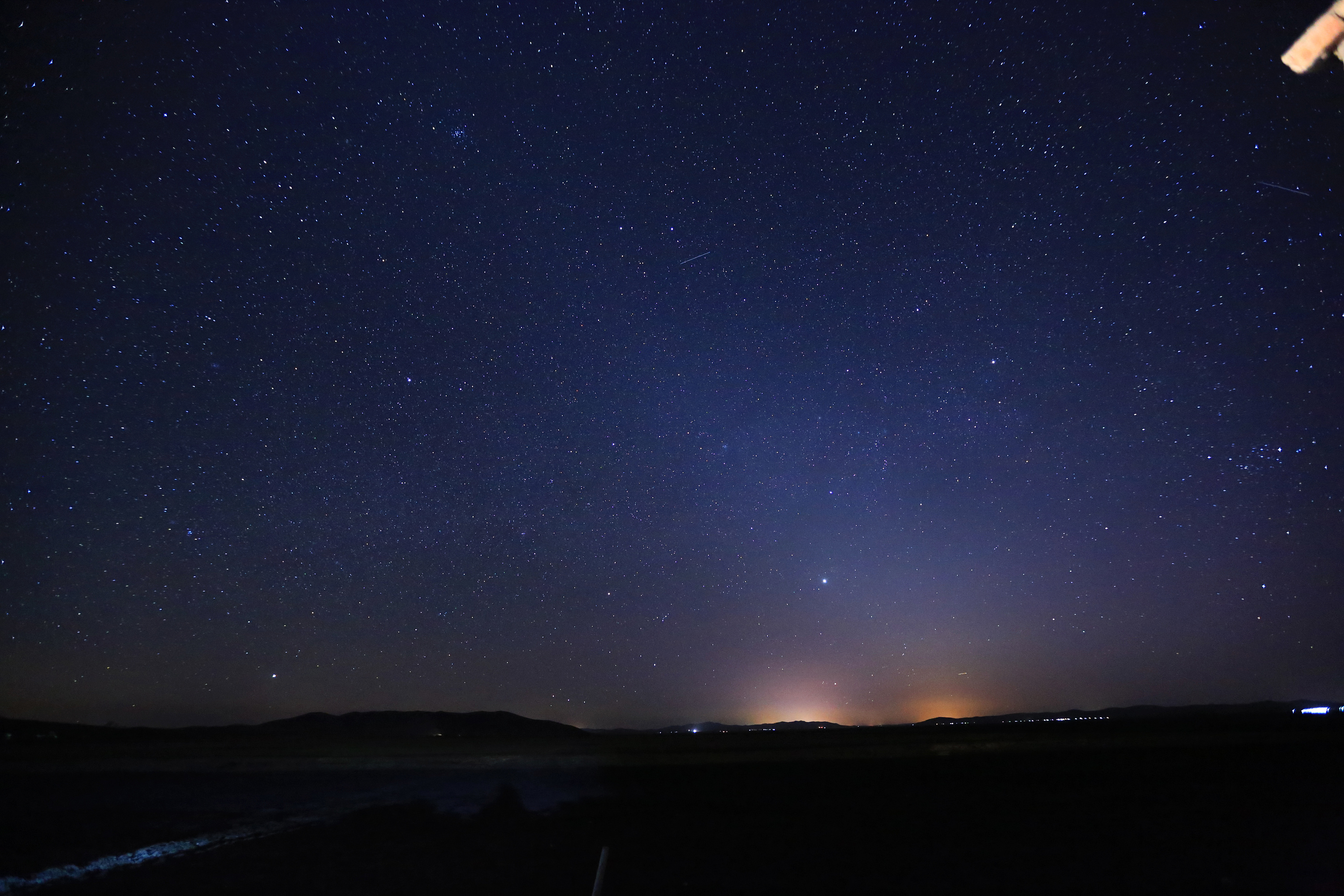 坝上小试拍星空