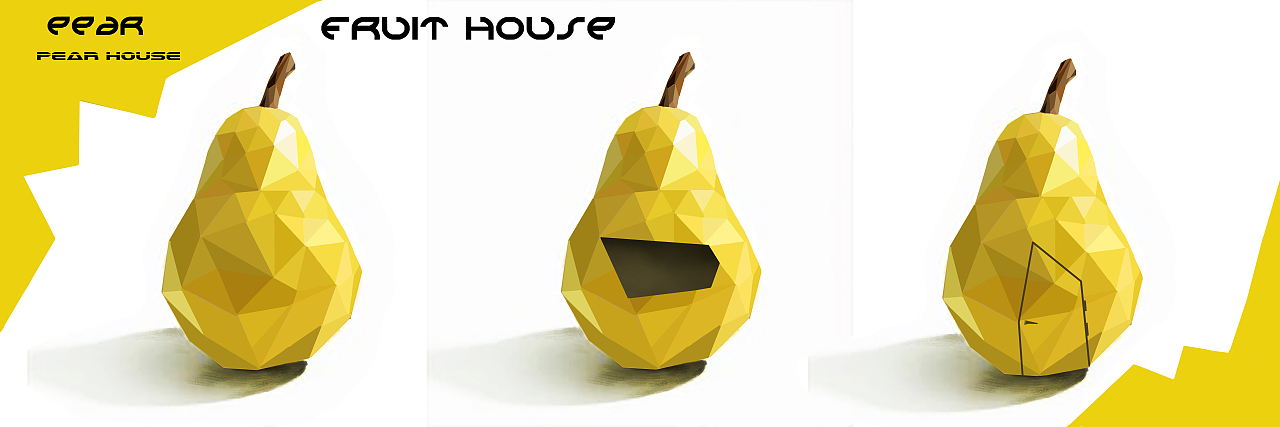 Furit house Color house（图ZODY1MjcyODg=） - 其他平面 - 站酷设计师叁木2017原创素材 - 站酷ZCOOL