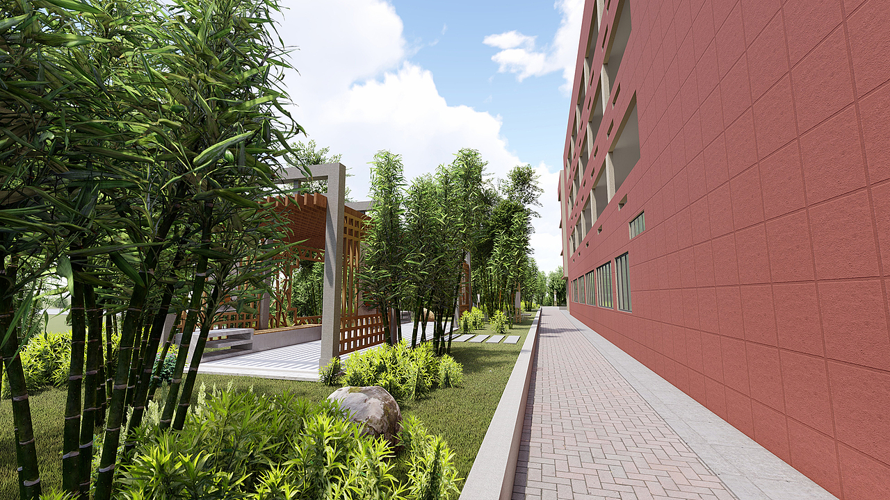 竹韵校园文化（图ZMjIwMjA4MTgw） - 景观设计 - 站酷设计师森美文化设计原创素材 - 站酷ZCOOL