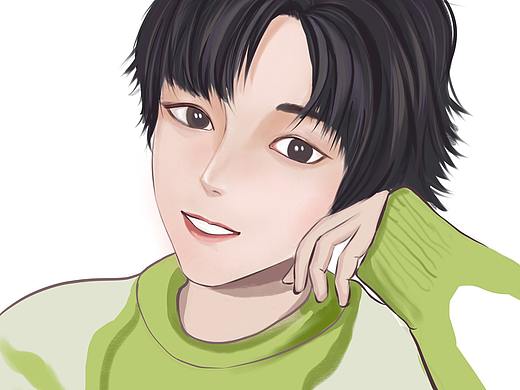 人物插画/半厚涂插画/绘画（个人主页-ZNTg5ODA0MjA=） - 艺术插画 - 站酷设计师叁千樱原创素材 - 站酷ZCOOL