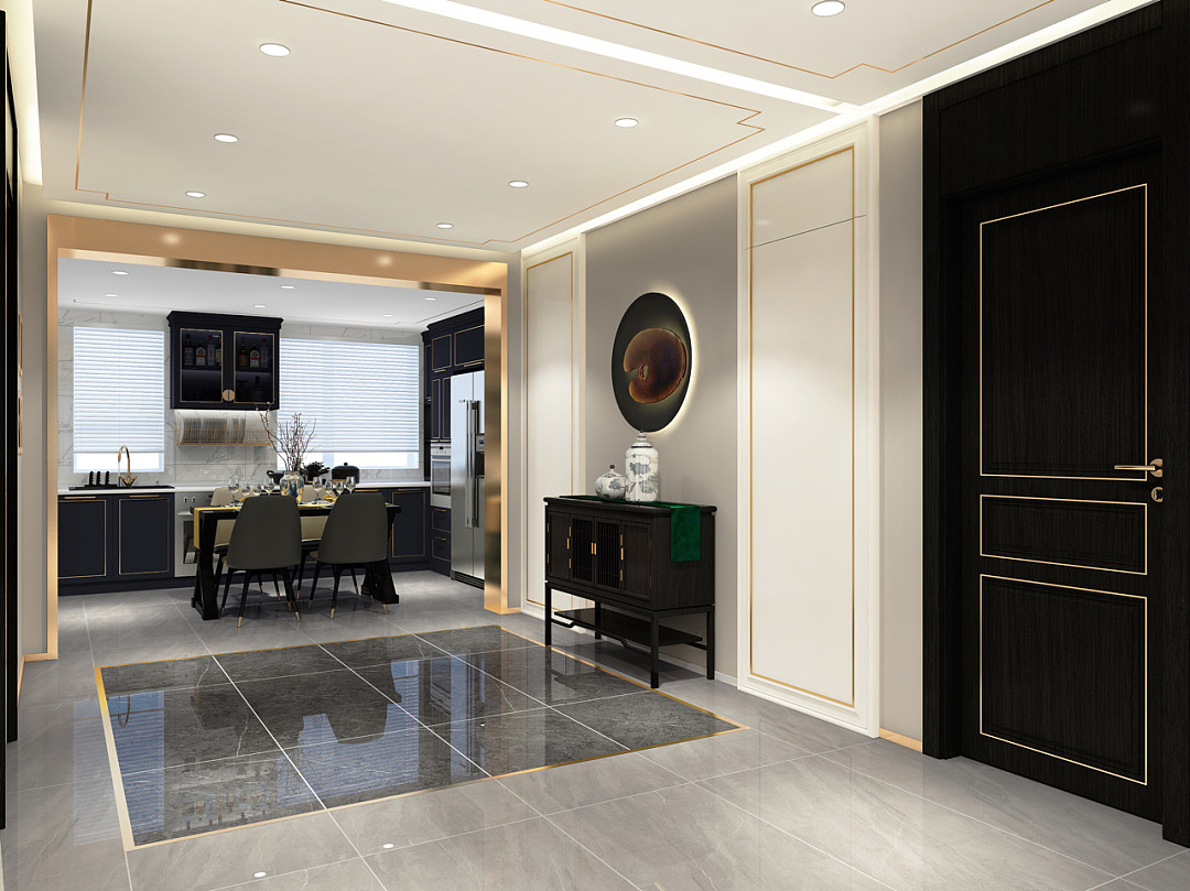 轻奢新中式混搭|空间|家装设计|许小婉 - 原创作品 - 站酷 (zcool)