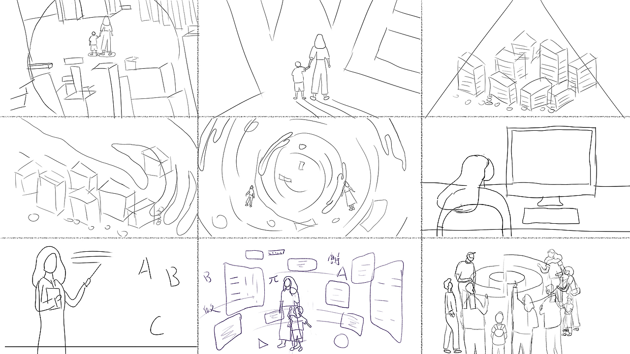 《教育别焦虑》MG动画（图ZMjgxMjEyOTky） - 商业插画 - 站酷设计师钢镚努力中原创素材 - 站酷ZCOOL