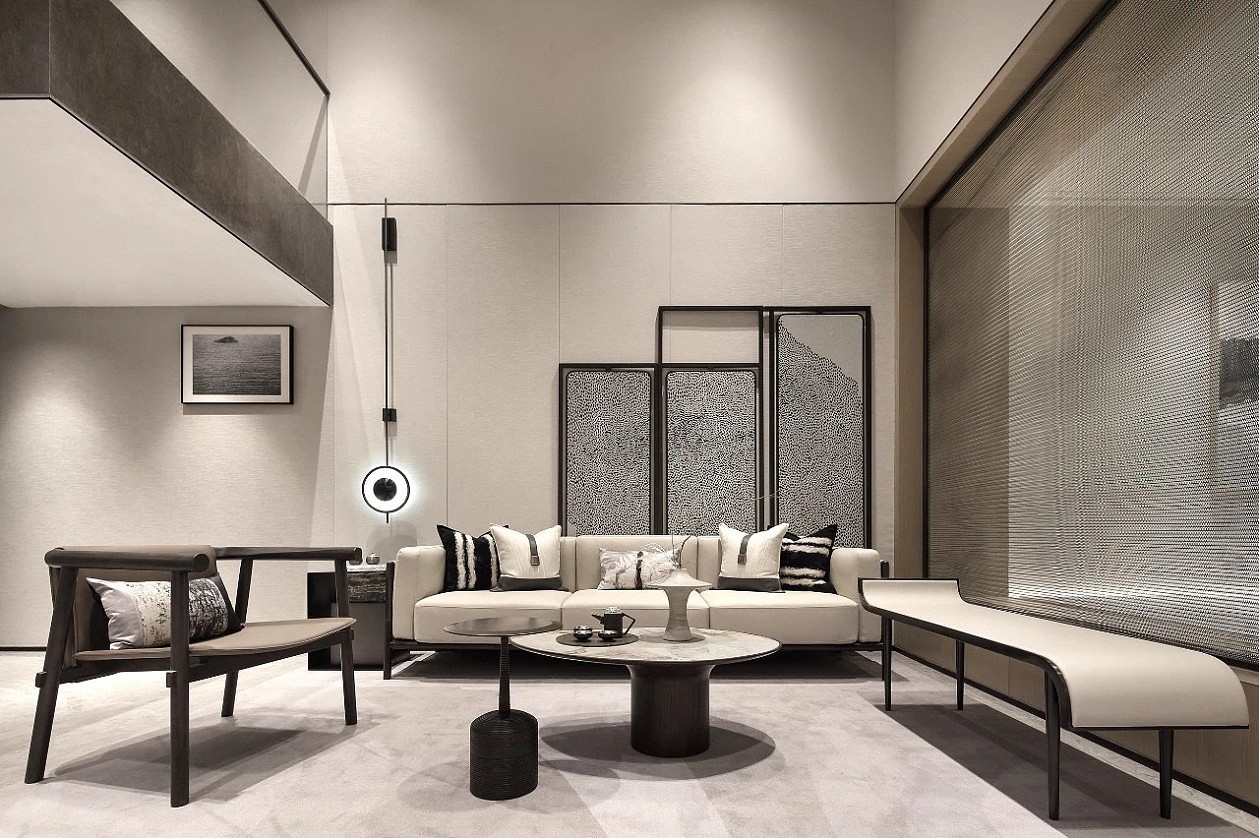 当代东方美学中的水墨气韵|空间|家装设计|效果图设计莉莉 - 原创作品