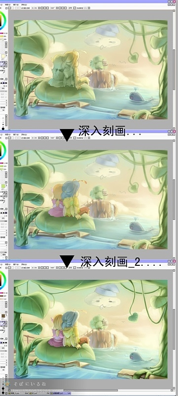一些个人绘画过程（图ZNTExOTAw） - 商业插画 - 站酷设计师吖JUN原创素材 - 站酷ZCOOL