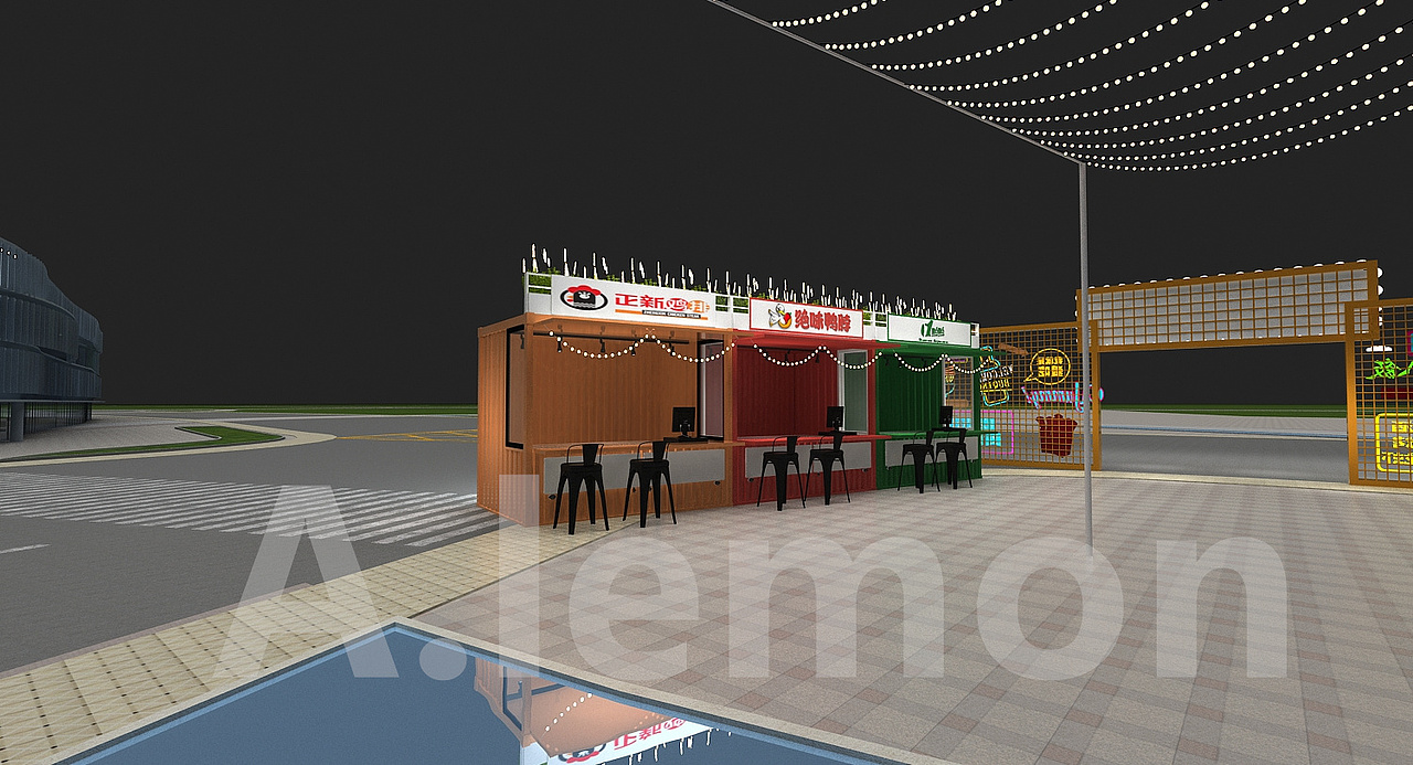 市集小摊位设计