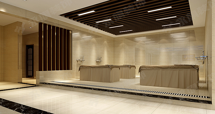 郑州温泉洗浴中心装修公司—洗浴会所设计案例效果图