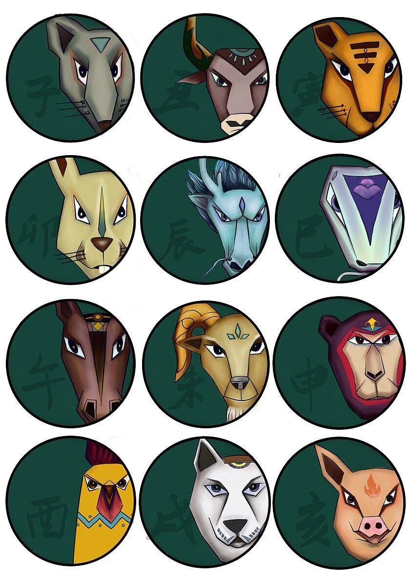 十二生肖（图ZMTgwMjE3Nzgw） - 创作习作 - 站酷设计师小生姓W原创素材 - 站酷ZCOOL