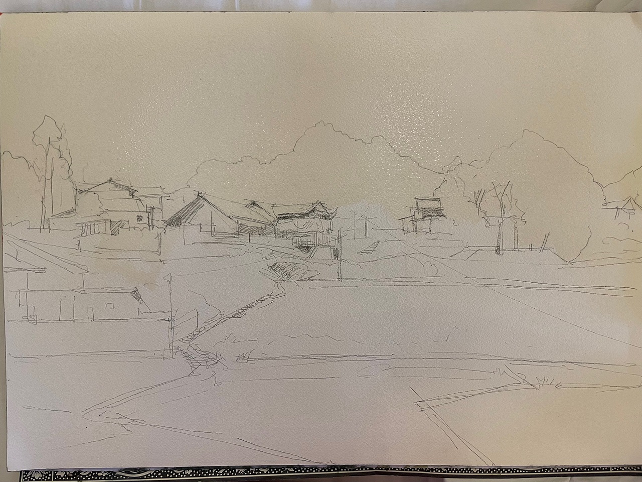 湘西水彩写生记录