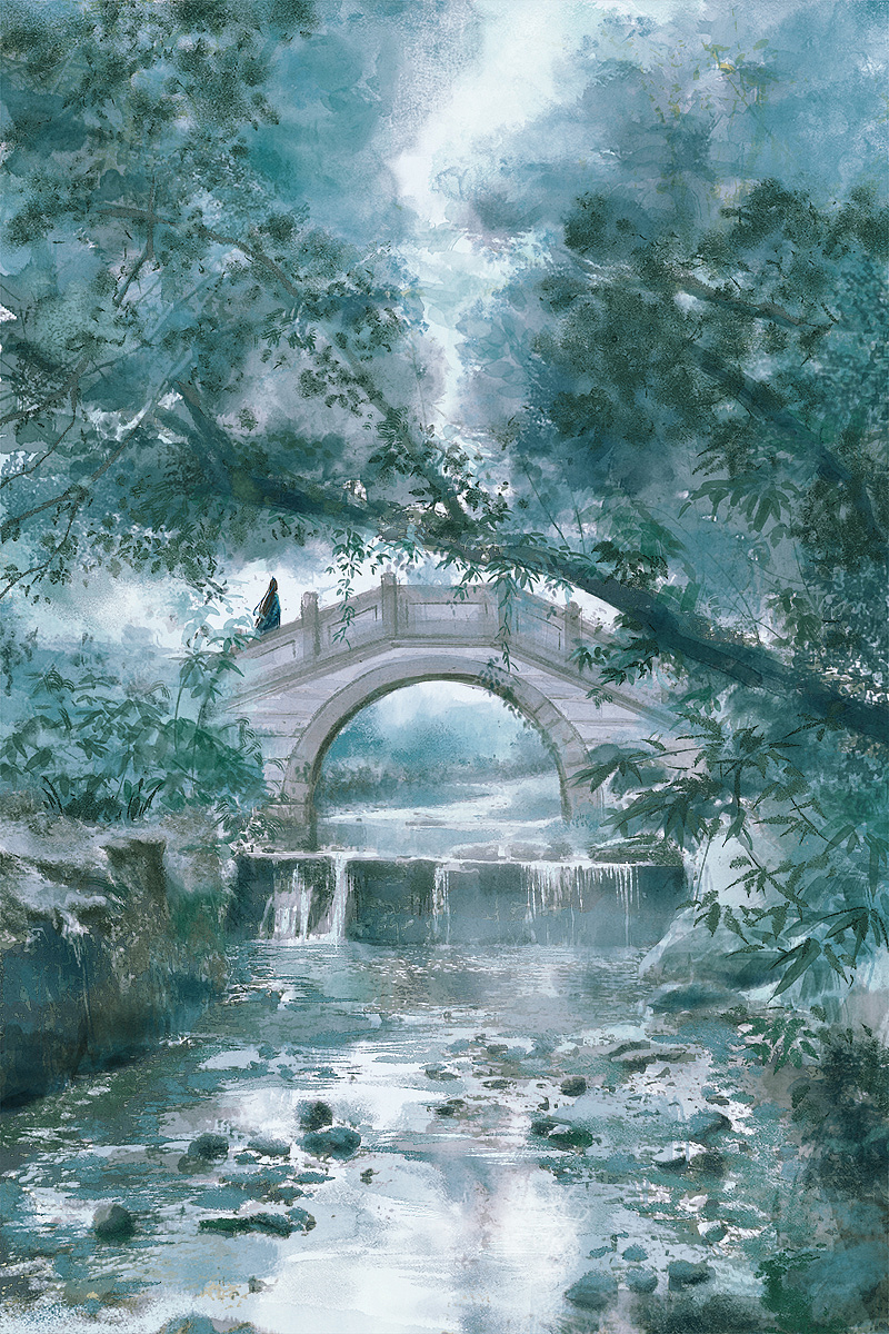 流水潺潺