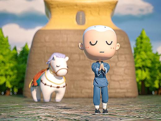 白马寺卡通角色IP形象设计