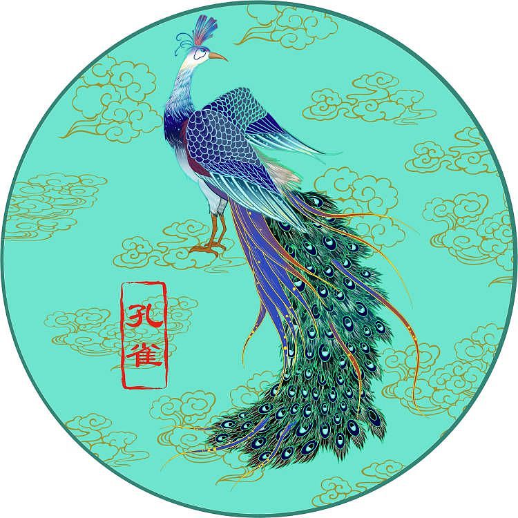 凤育九雏—《凤佩凰》系列插画包装（图ZMzE1MjY4NDA0） - 商业插画 - 站酷设计师特荣一原创素材 - 站酷ZCOOL