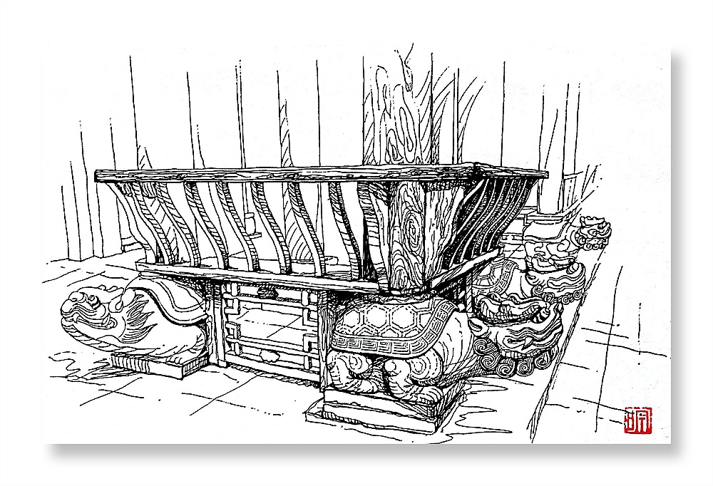 成都黄龙溪钢笔风景写生总结