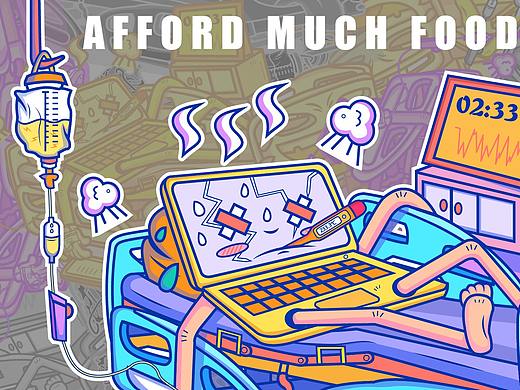 corporate slave（个人主页-ZNTQ3NTg2MjA=） - 新锐潮流插画 - 站酷设计师NARAKU奈落原创素材 - 站酷ZCOOL