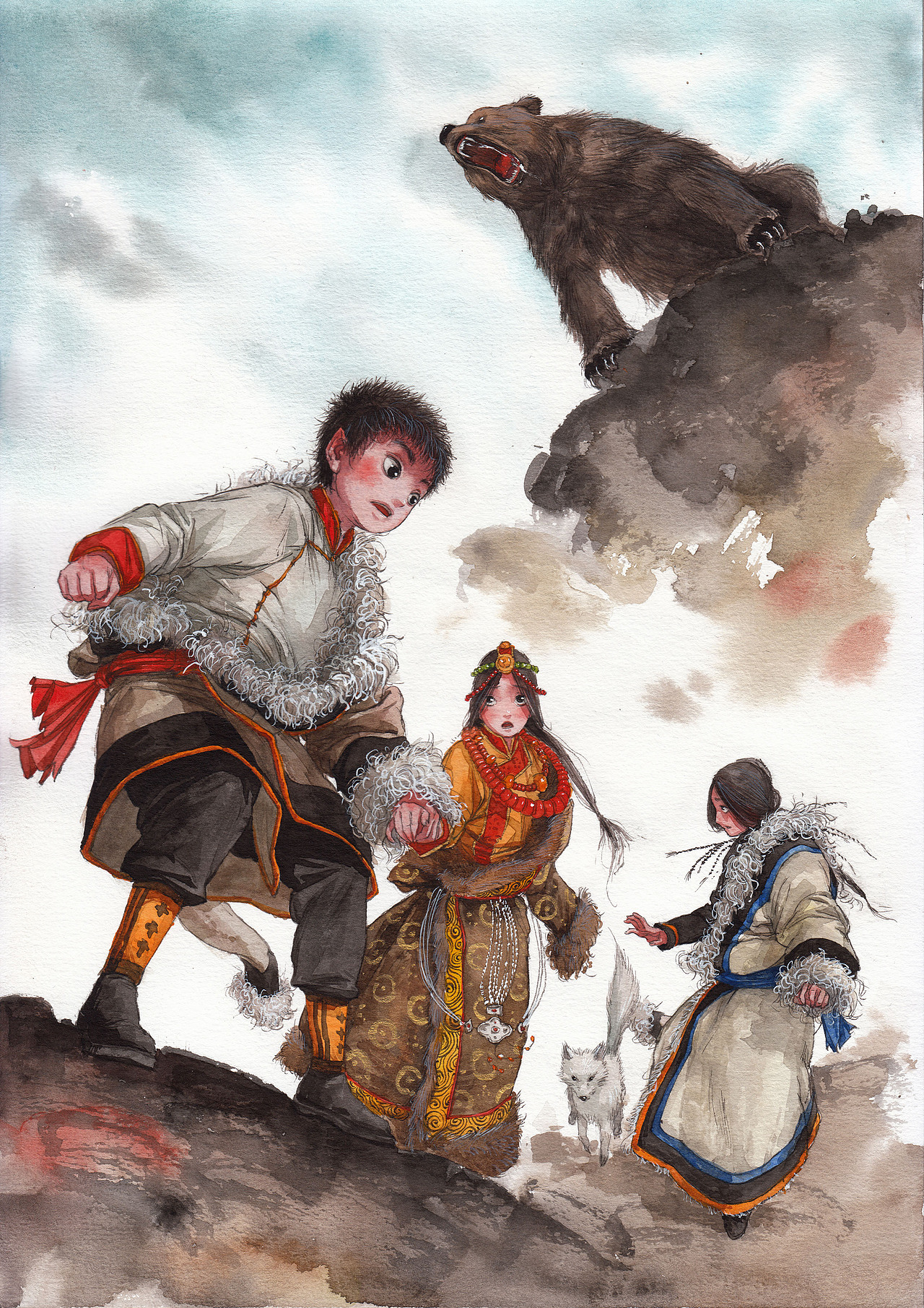 漫画《仓央嘉措》近期（图ZNDAzODU4NzY=） - 中/长篇漫画 - 站酷设计师格子炒饭原创素材 - 站酷ZCOOL