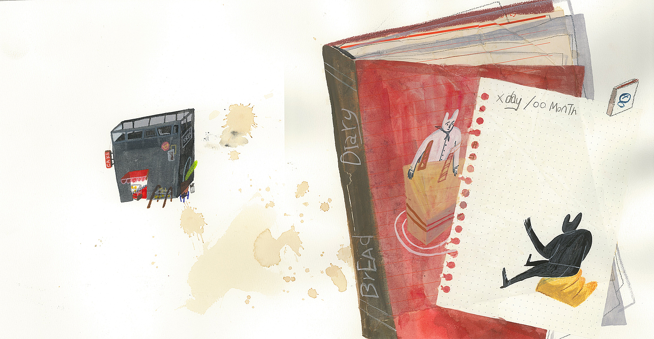 绘本《灰兔子》（图ZMjUyODE1NTYw） - 绘本 - 站酷设计师狗子永远没用原创素材 - 站酷ZCOOL