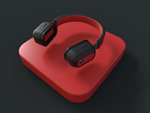 动态三维图标——耳机