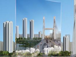 房地產(chǎn)價(jià)值點(diǎn)玻璃展板