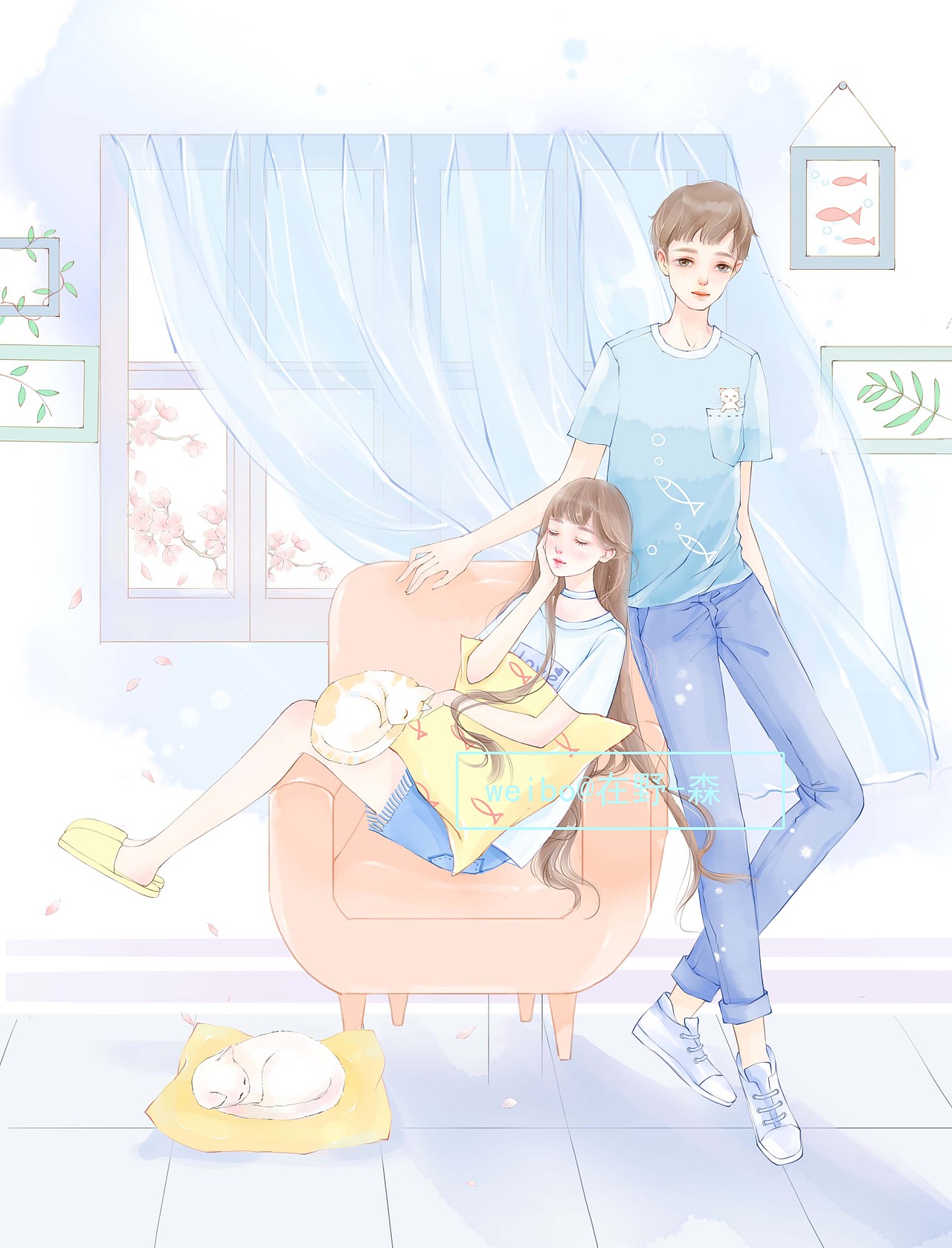 有风经过～（图ZMTYyOTQ3NDgw） - 商业插画 - 站酷设计师画画的在野原创素材 - 站酷ZCOOL