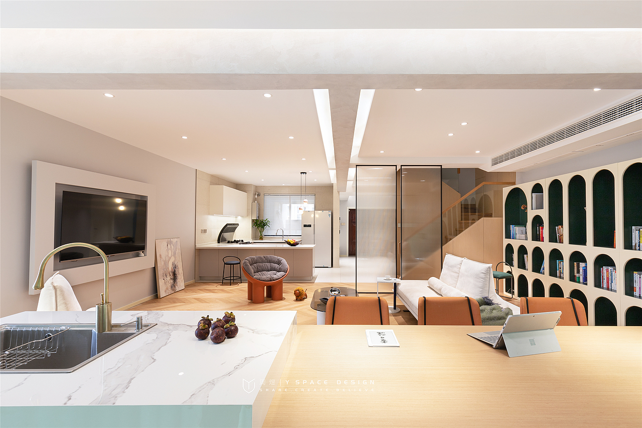 T宅 | 黑白灰+原木，打造浑然天成的居住空间（图ZMjI4MTUzOTky） - 家装设计 - 站酷设计师周煜｜JY-DESIGN原创素材 - 站酷ZCOOL