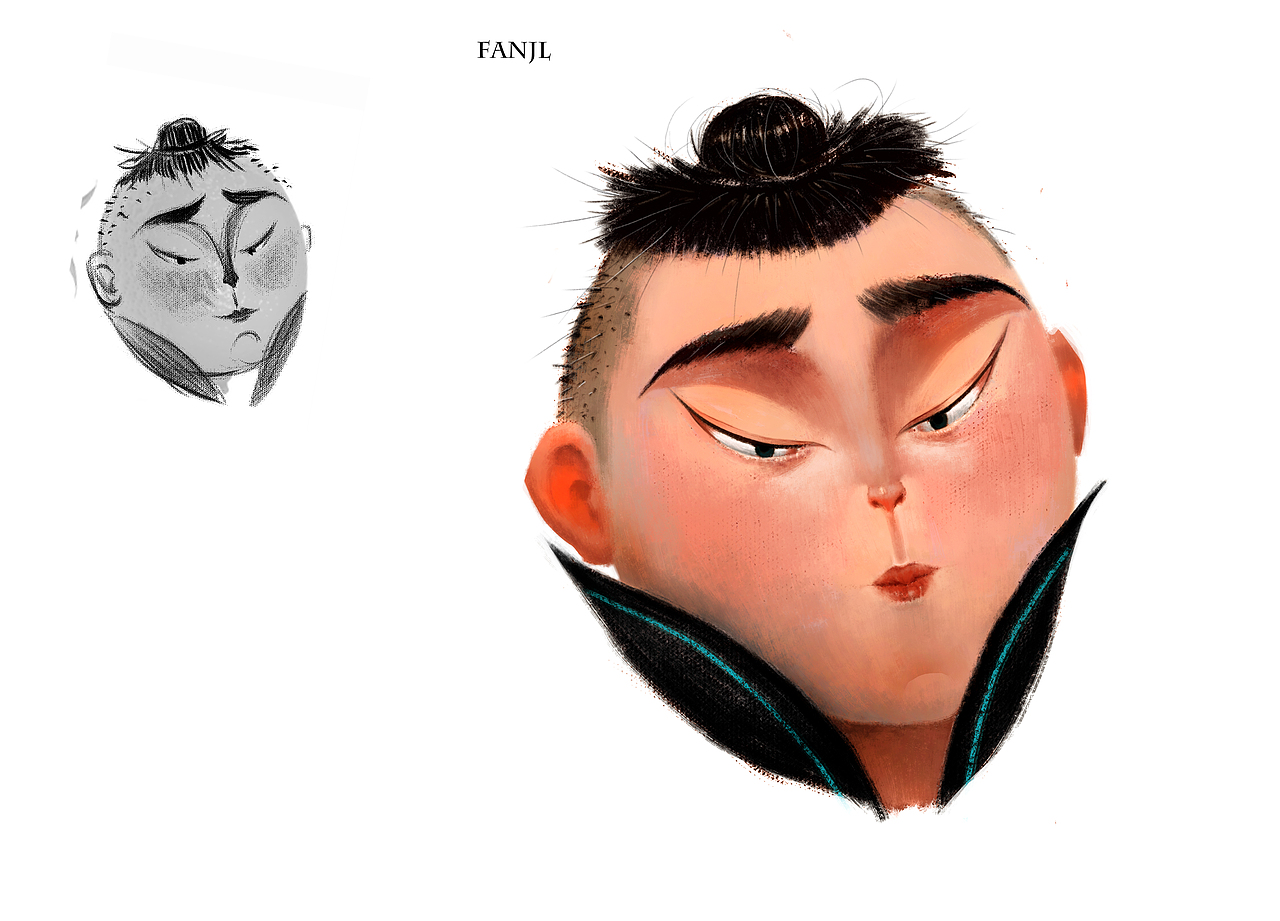 角色面部设计（图ZMTA0NzY0NjAw） - 概念设定 - 站酷设计师樊安安原创素材 - 站酷ZCOOL