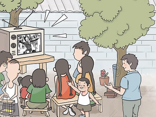 那些年和家人一起看過的女排（個(gè)人主頁-ZMzk2NzI1NDg=） - 其他動(dòng)漫 - 站酷設(shè)計(jì)師嘉玲原創(chuàng)素材 - 站酷ZCOOL