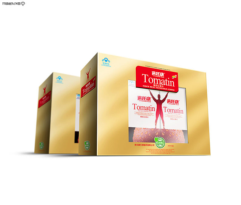 一个裸男举个大牌子!牌子是大盒子上的,人是在里面的小包装上!效果还可以!