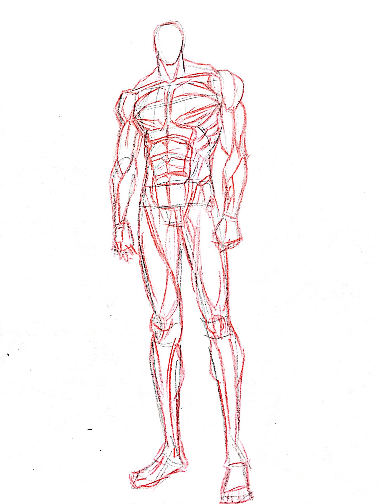 人体练习（图ZMTI3NDY5ODQw） - 单幅漫画 - 站酷设计师000QXS原创素材 - 站酷ZCOOL