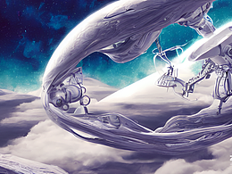 #AI創(chuàng)作實驗室#科技 創(chuàng)意 白色 空間  夢境 想象