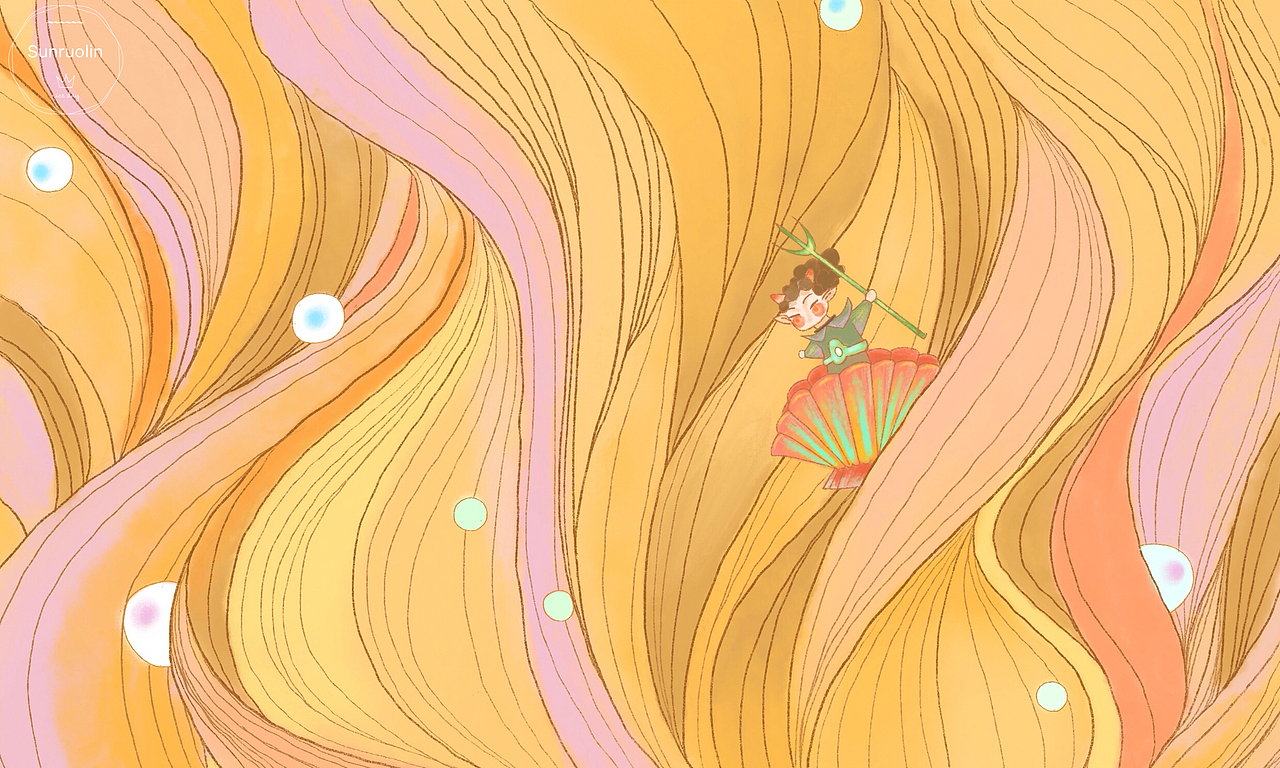 海女阿怪（图ZMTQ4NzI2NTI4） - 创作习作 - 站酷设计师S栗子糕原创素材 - 站酷ZCOOL