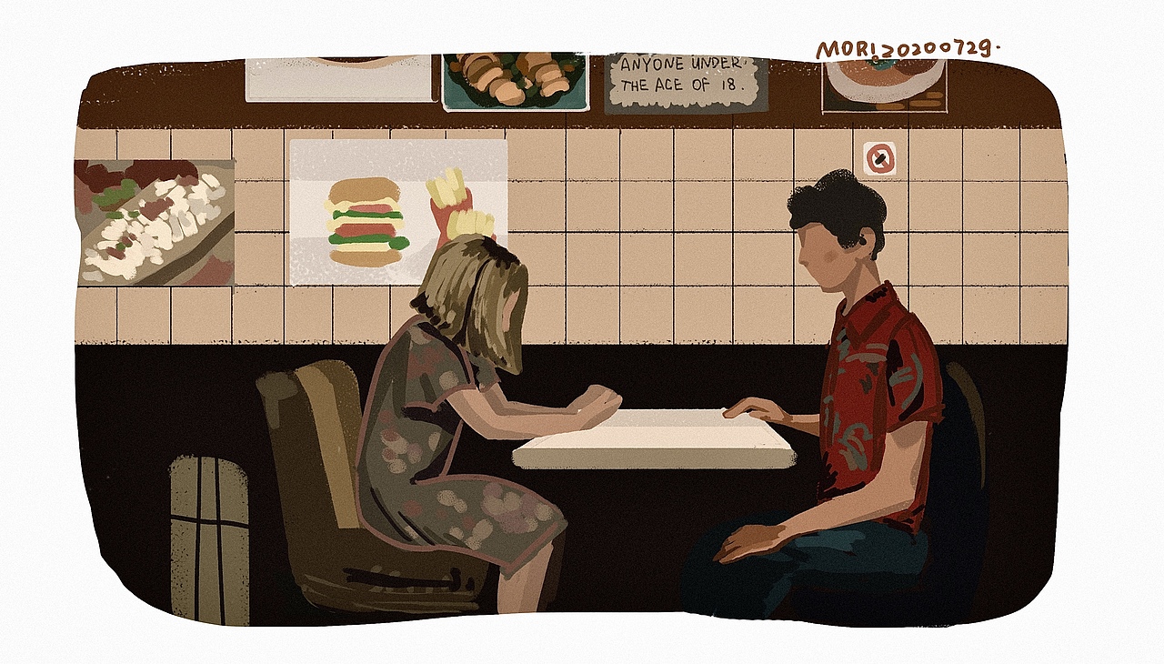 电视剧截图插画练习 | 每日速涂（图ZMjIwMDY3NDA0） - 创作习作 - 站酷设计师酒酿mori原创素材 - 站酷ZCOOL