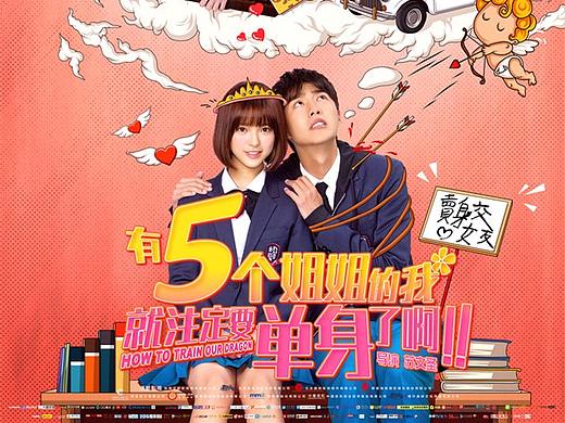 电影《有5个姐姐的我就注定要单身了啊！》海报设计