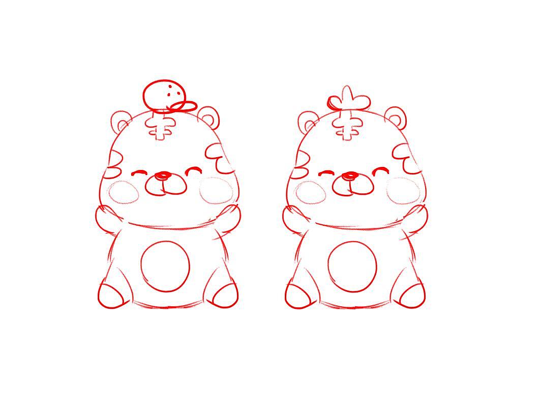 软体金玉满堂虎-23CM