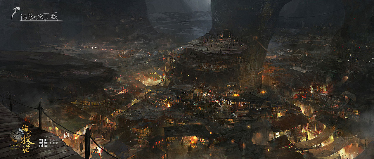 《海上牧云记》——场景篇（图ZMTAwMzg5MzMy） - 概念设定 - 站酷设计师北斗北工作室原创素材 - 站酷ZCOOL